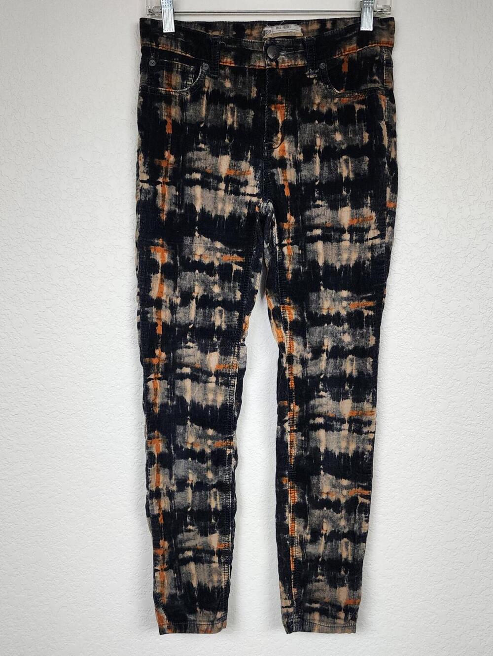 Free People Vintage Retro Goth Size 27 Skinny Pants